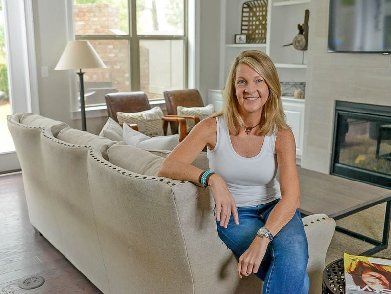Marcia Harvey, chief operating officer of Children's Dental Zone, bought her home in Roswell's Harlow community in 2016. The three-story townhome was built by Edward Andrews Homes.
