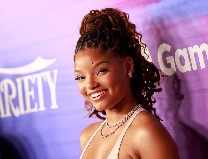 Halle Bailey arrives to attend Variety's 2022 Power of Young Hollywood at NeueHouse Hollywood on Aug. 11, 2022, in Los Angeles. (Michael Tran/AFP /Getty Images)