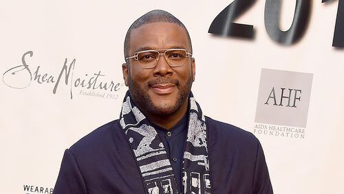 Tyler Perry arrives at the WACO Theater Center's 3rd Annual Wearable Art Gala in Santa Monica, California.