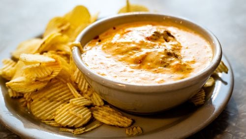 At Home Grown, Cranes Southern Fun Dip combines pimento cheese, chorizo and grits into a party-worthy appetizer.