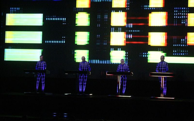Kraftwerk played an assortment of songs from their career, from "Computer Love" to "Tour de France" and beyond. Photo: Melissa Ruggier/AJC
