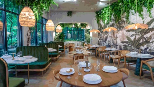The interior of Verdure Kitchen + Cocktails. / Courtesy of Nalegé Photography