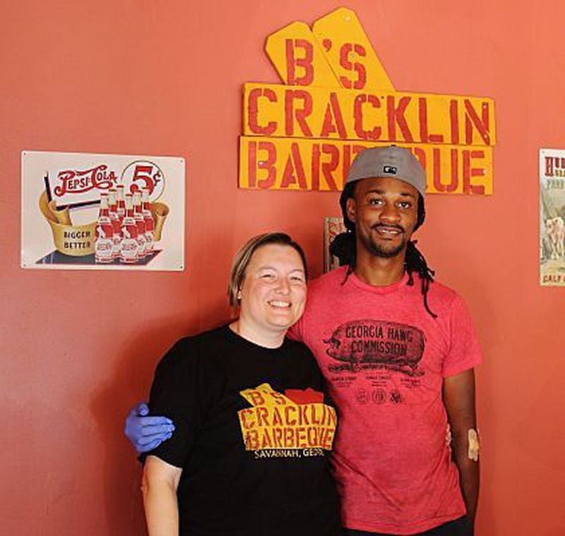 Nikki and Bryan Furman, owners of B's BBQ
