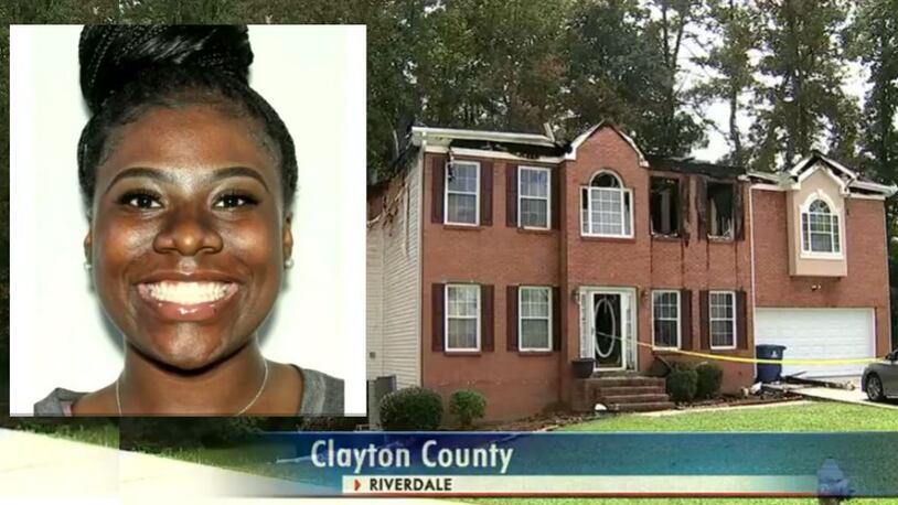 A man was arrested Thursday in Texas in connection with a firebombing at a Clayton County home last month that injured 22-year-old Adreana Swanson, authorities said.