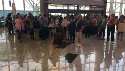 Atlanta police are investigating an "area of concern" at Hartsfield-Jackson International Airport. (Credit: Channel 2 Action News)