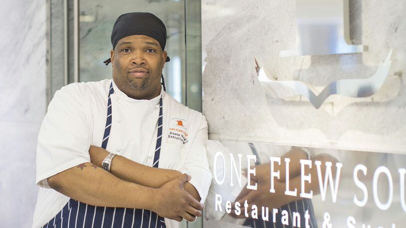 Duane Nutter is the executive chef at One Flew South, a fine dining restaurant at Hartsfield-Jackson Airport. Nutter has worked in the restaurant industry more than 25 years. Photo by Heidi Geldhauser.