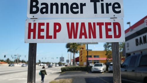 A record number of job openings and fewer workers to fill them have left 42 states with more available jobs than people looking for work, according to a Stateline analysis of federal statistics from August, the latest available. (Joe Raedle/TNS)