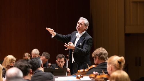 Nicola Luisotti leads the Atlanta Symphony Orchestra Thursday night at Symphony Hall.