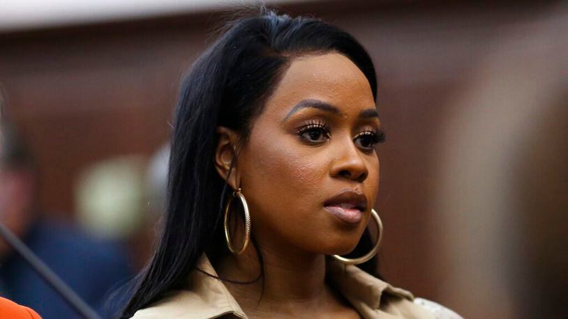 Rapper Remy Ma appears in criminal court during her arraignment on an assault charge, Wednesday, May 1, 2019, in New York. Ma was arrested on assault charges for allegedly attacking a reality television personality in New York City a couple of weeks earlier.