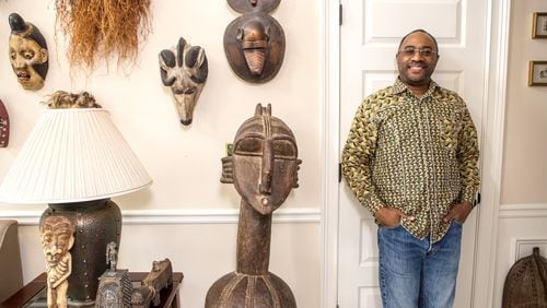 Jean-Patrick Guichard is a long-time collector of African art and plans to open a gallery for the work in metro Atlanta in 2018. (Jenni Girtman / Atlanta Event Photography)