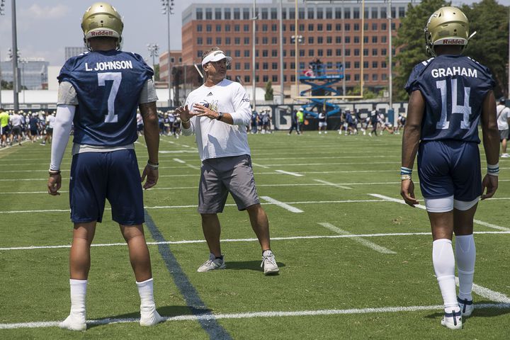 Photos: New coach Geoff Collins has Georgia Tech on the field