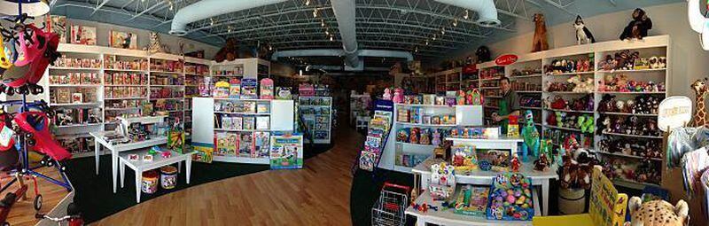 Independent stores such as Kazoo Toys tend to focus on fun, educational toys rather than on the latest video games.
