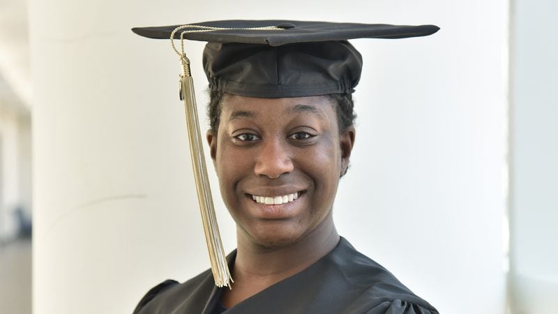 Carrie Crayton, first graduating class of EXCEL program for students with mild intellectual and developmental disabilities at Georgia Tech's Scheller College of Business.