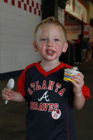Braves play day game at Turner Field