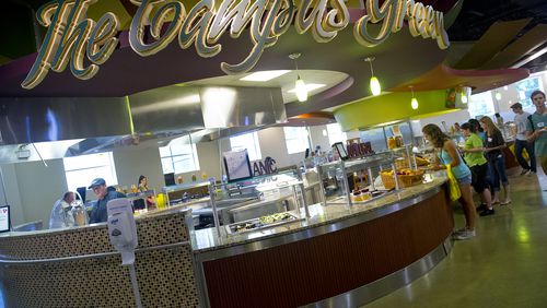 The Commons dining hall at Kennesaw State University was among the projects funded through the type of bonds facing congressional scrutiny. Jonathan Phillips / Special