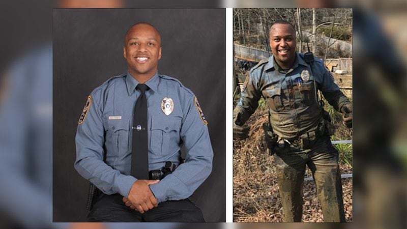 Gwinnett County officer Antwan Toney was killed in the line of duty Saturday, Oct. 21 2018.