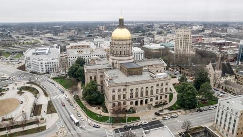 The Georgia State Capitol. (Bob Andres / bandres@ajc.com)