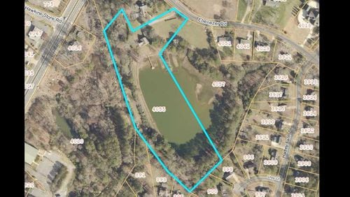 The Cobb Commission bought two parcels on Ebenezer Road in East Cobb as parkland. (Courtesy of Cobb County)