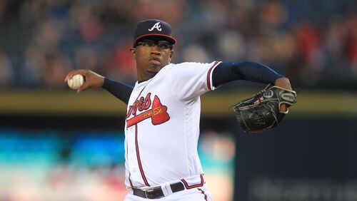 Braves rookie pitcher Tyrell Jenkins was traded to the Rangers on Thursday in a deal for hard-throwing reliever Luke Jackson. (EMILY JENKINS/ EJENKINS@AJC.COM)
