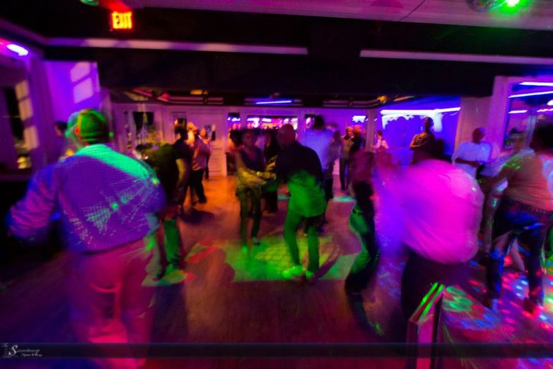 The crowd at Sanctuary dances to the Latin beats. Contributed by Sanctuary