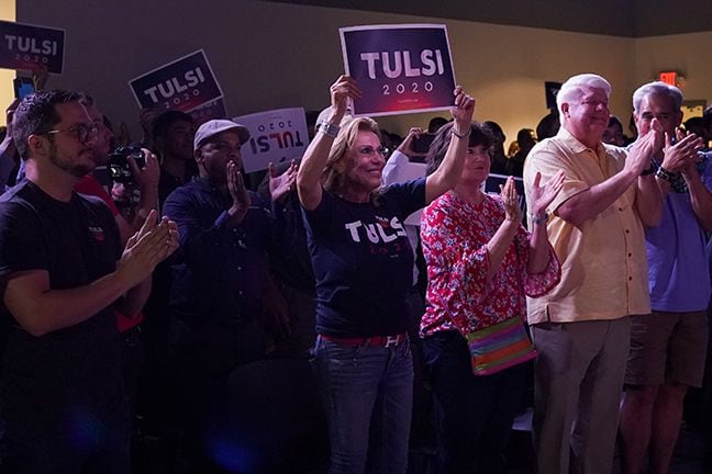 PHOTOS: Democratic presidential candidate Tulsi Gabbard in Atlanta