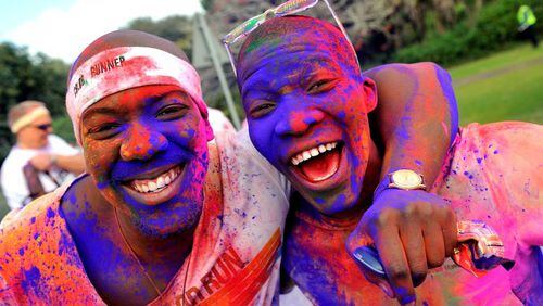 The Color Run isn't timed, but it promises to be fun.