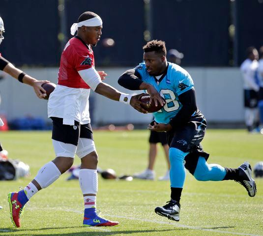 Cam Newton back on the field