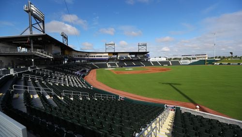 CoolToday Park is the Braves' spring-training stadium in North Port, Fla.  (Curtis Compton/ccompton@ajc.com)