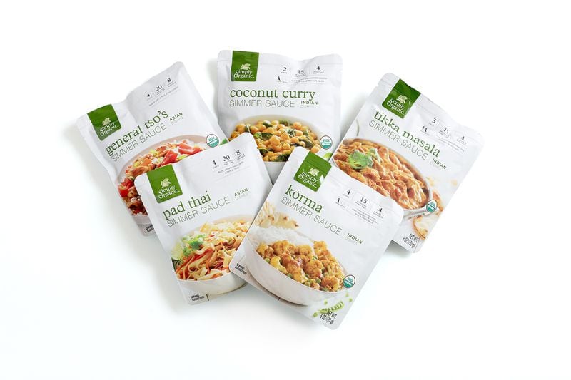 Simmer sauces from Simply Organic. Courtesy of Simply Organic