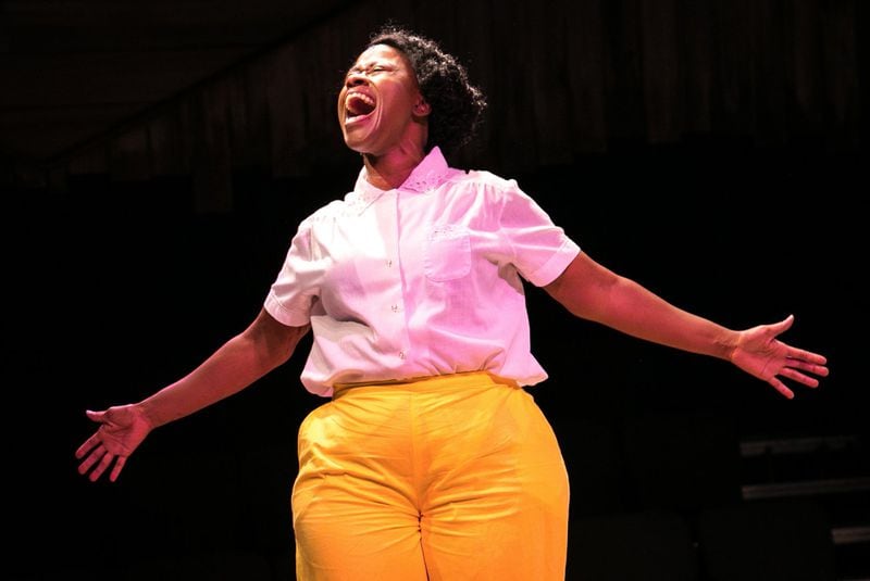 Latrice Pace stars as Celie in “The Color Purple” at Actor’s Express. CONTRIBUTED BY CASEY GARDNER