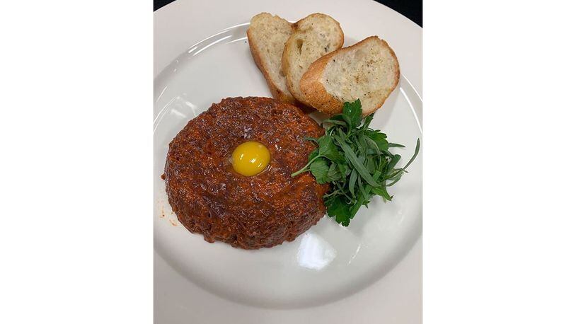 Venison tartare from the menu of Big Game.