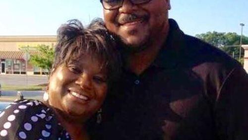 The AJC’s Leroy Chapman and his mother Carolyn Chapman.