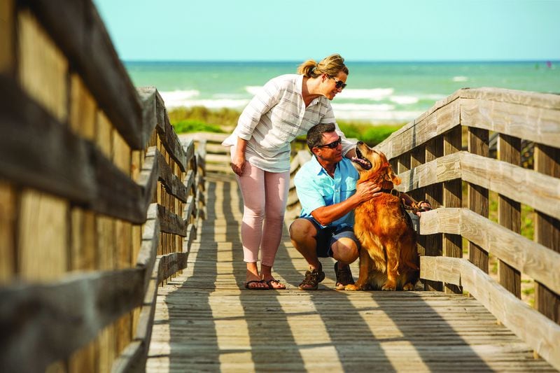 Smyrna Dunes Park is a dog-friendly beach area in New Smyrna Beach, Florida.
Courtesy of New Smyrna Beach Area Visitors Bureau
