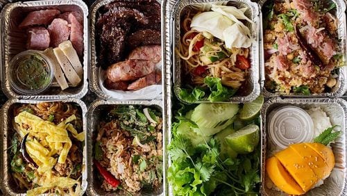 To celebrate the upcoming Laotian New Year, Snackboxe Bistro is offering a special platter every weekend in April. Priced at $45, and portioned to serve two people, the feast includes eight dishes, plus mango sticky rice for dessert. CONTRIBUTED BY SNACKBOXE BISTRO