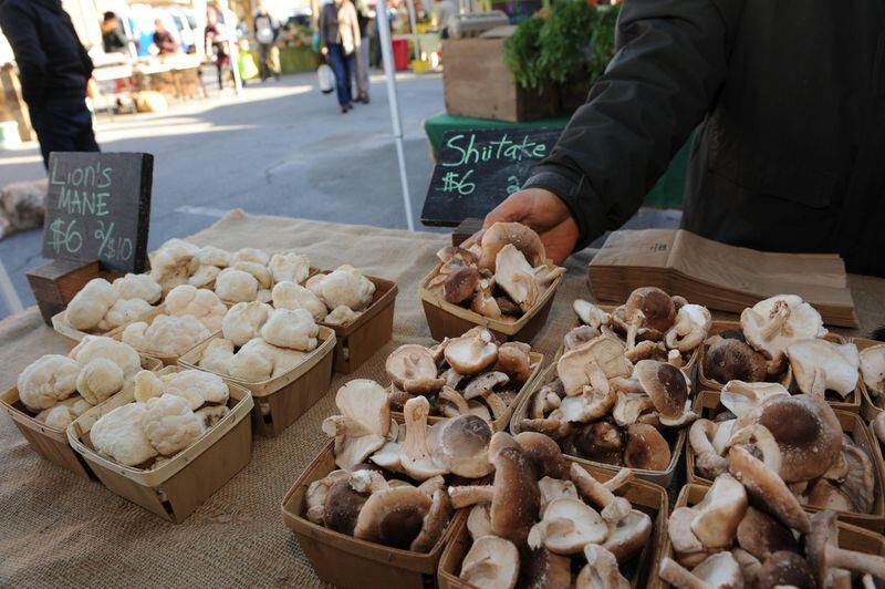 In the mood for mushrooms, such as these from Elm Street Gardens? Check out the vendors at Morningside Farmers Market. CONTRIBUTED BY WWW.BECKYSTEINPHOTOGRAPHY.COM (2016)