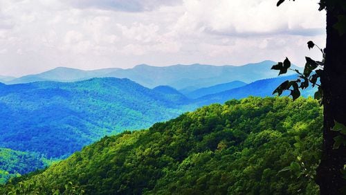 This is the view from Hogpen Gap, the highest point on the Richard B. Russell Scenic Highway (Ga. 348) that provides views of some of Georgia’s most spectacular mountain scenery. CONTRIBUTED BY CHARLES SEABROOK