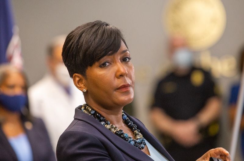 Former Atlanta Mayor Keisha Lance Bottoms, who is now a White House adviser, appeared on the CBS program "Face the Nation" on Sunday. (Jenni Girtman for The Atlanta Journal-Constitution)