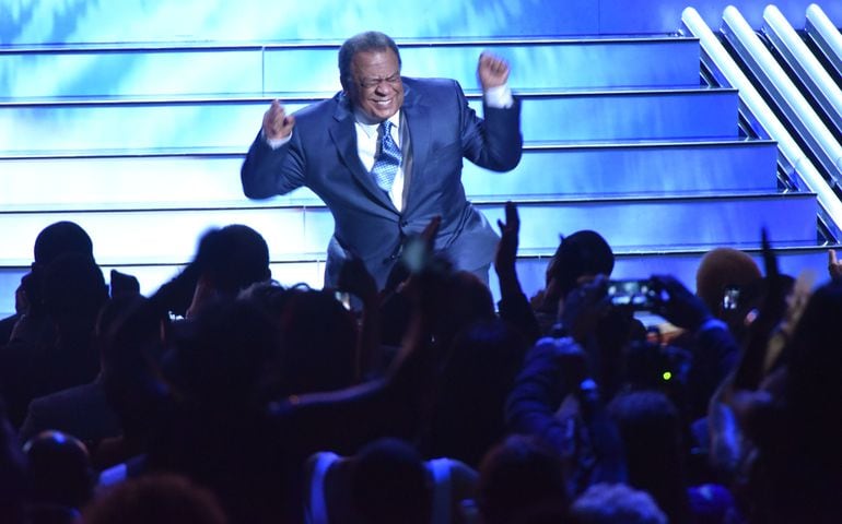 Andrew Young celebrates 85th birthday at Philips Arena