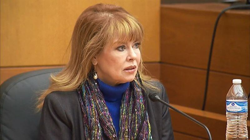 Witness Dani Jo Carter continues her testimony in the Tex McIver murder trial on March 21, 2018 at the Fulton County Courthouse. (Channel 2 Action News)
