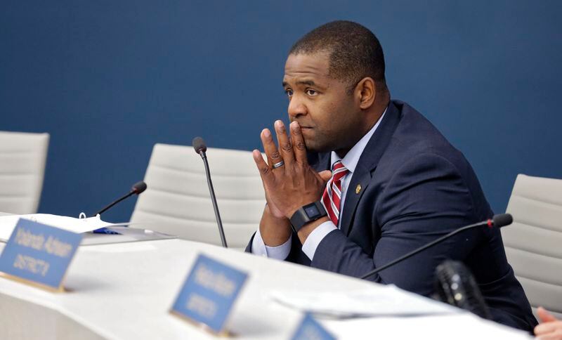 Atlanta City Council President Ceasar Mitchell received 10 percent of voter support in the poll. 