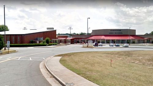 Cherokee County school officials detailed four suggestions for dealing with crowding at Cherokee High School in Canton. GOOGLE MAPS