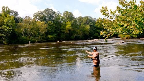 Residents and visitors to Johns Creek planning to enjoy warm weather activities at the Chattahoochee River are reminded to check the water release schedule. (Courtesy Johns Creek)