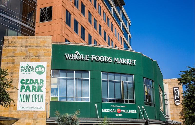 FILE PHOTO: Whole Food corporate headquarters in Austin, Texas photographed June 16, 2017.  Amazon announced that they purchased the grocer for over 13 billion dollars. (Photo by Drew Anthony Smith/Getty Images)