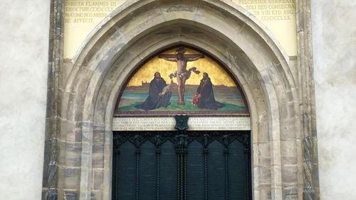 The doors of Castle Church in Wittenberg, where Martin Luther posted his 95 theses that questioned the Catholic Church and helped pave the way for the Protestant Reformation 500 years ago this October. (Amy S. Eckert/Chicago Tribune/TNS)