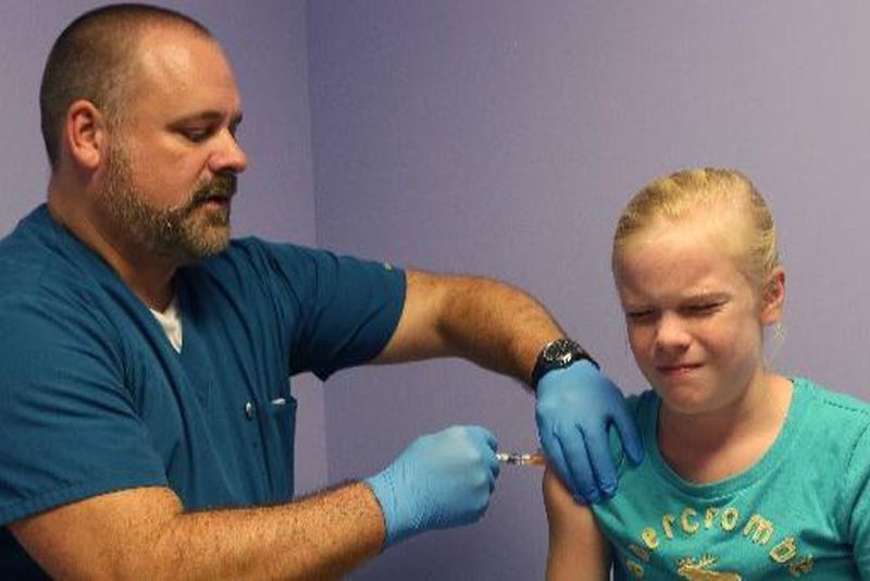 Health officials warn that the predominant flu virus this year is one that can be particularly severe in youngsters and those over 50. Bob Andres/bandres@ajc.com