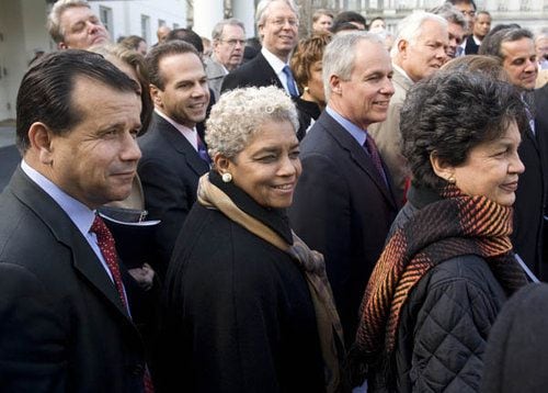 Shirley Franklin, other mayors, meet with Obama