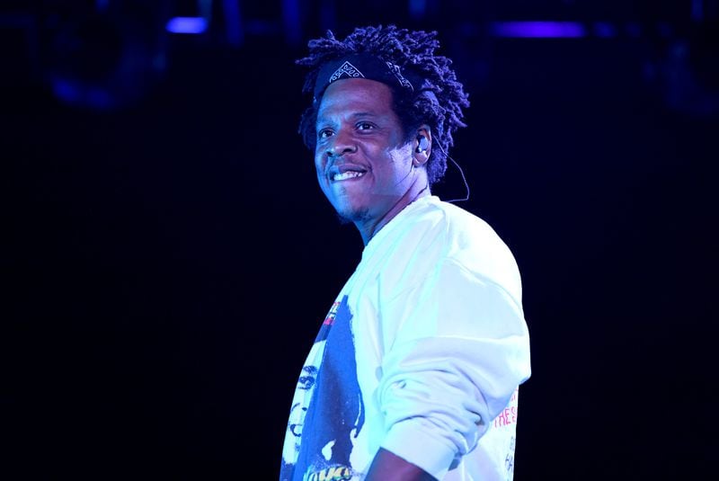 Jay-Z performs onstage at SOMETHING IN THE WATER - Day 2 on April 27, 2019 in Virginia Beach City.