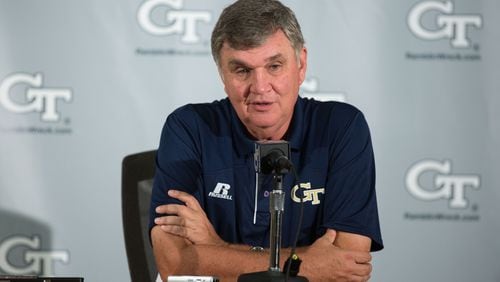 Georgia Tech coach Paul Johnson said Monday that he was excited about the freshman class. BRANDEN CAMP/SPECIAL