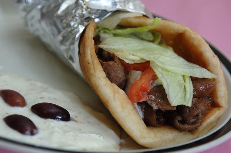 Nicks Food to Go started out serving hot dogs, burgers and chicken, but now specializes in gyros and other Greek food. Becky Stein for The Atlanta Journal-Constitution