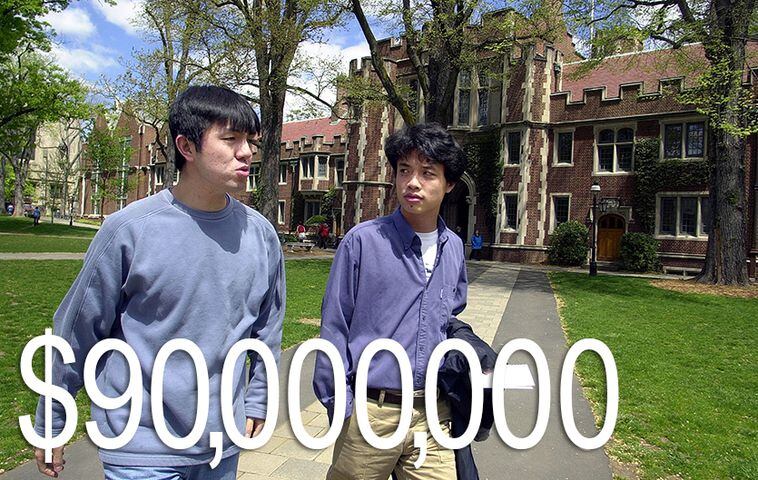 Princeton: $90,000,000